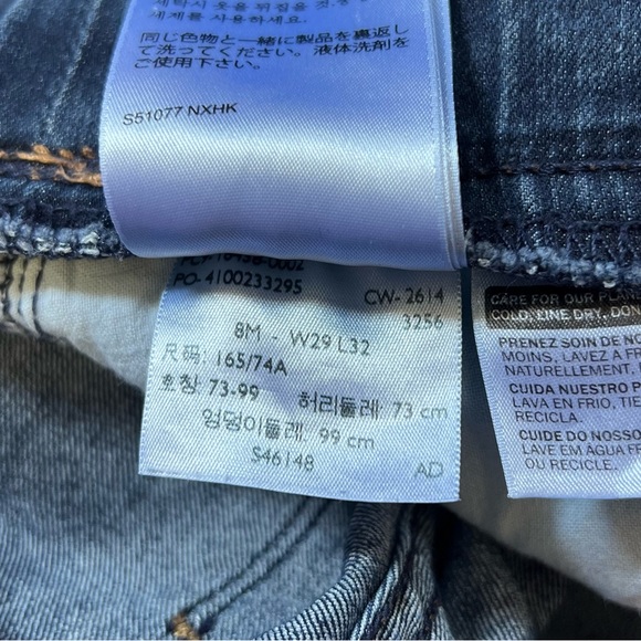 Levi’s Women’s Elastic Wait Pull On Denim Skinny Jeans Size 8 - Picture 5 of 5